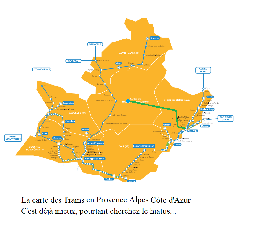 Nice Digne Chemins de fer de Provence